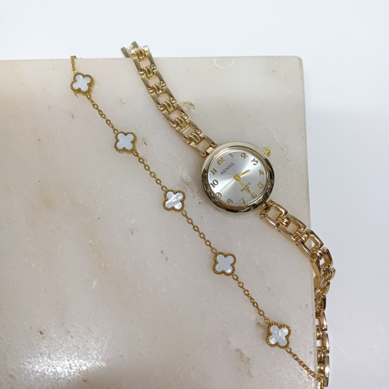 Pulsera Acero Quirurgico -Clover - Imagen 2