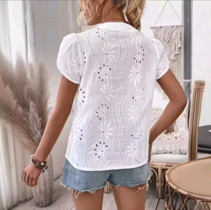 Blusa Sophia -Blanco - Imagen 3