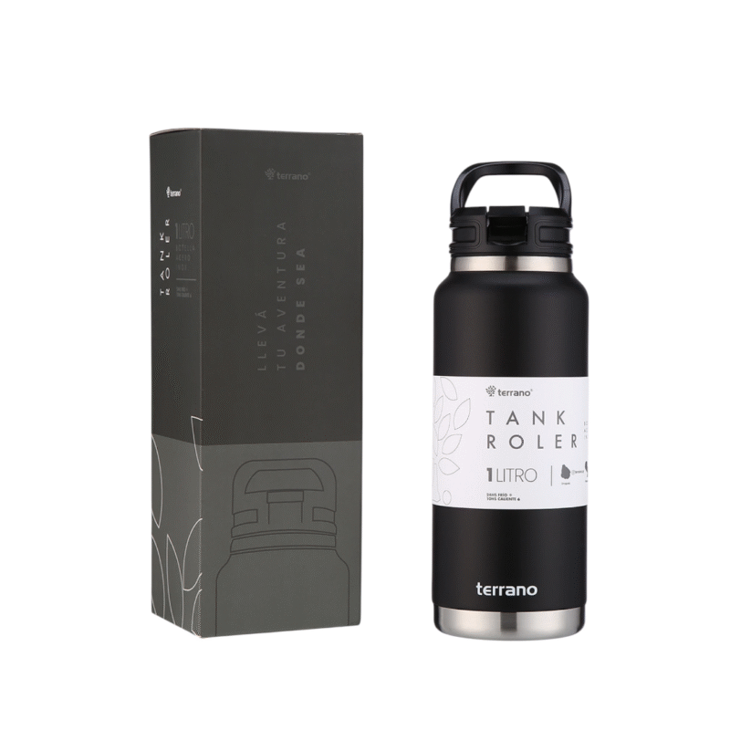 Botella Tank Roler -Negro - Imagen 2