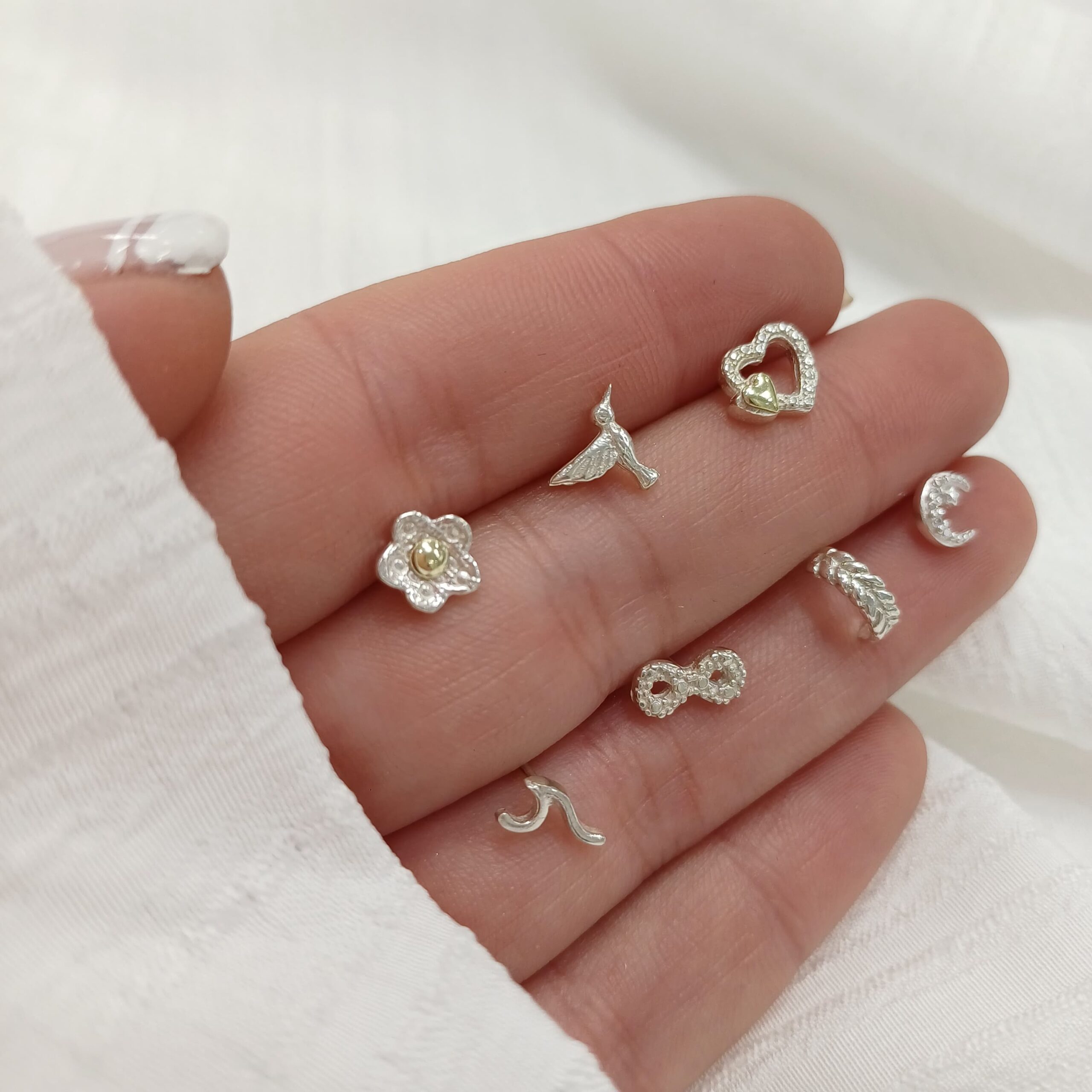 Caravanas Mini -Plata925