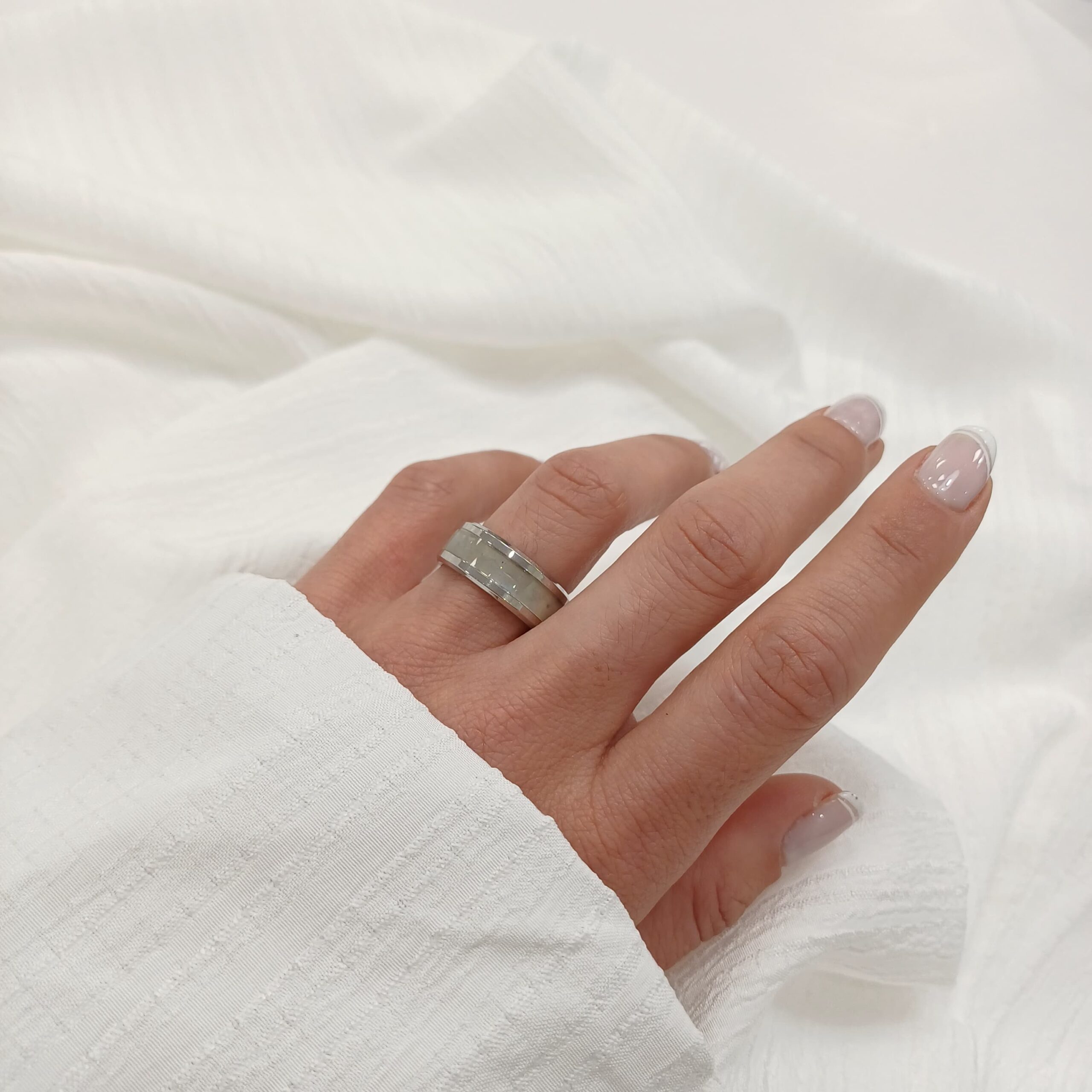 Anillo Acero Quirurgico -Nacar