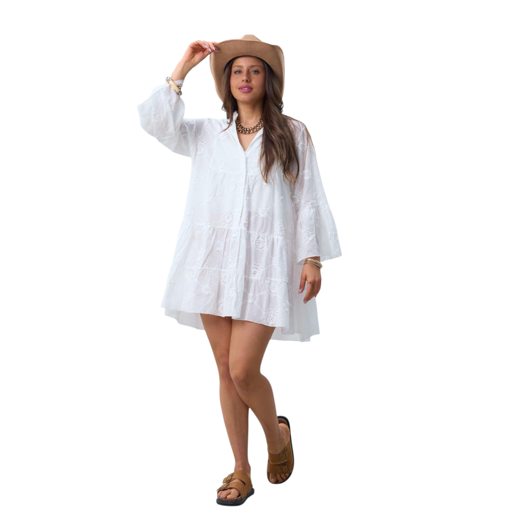 Vestido Boris -Blanco
