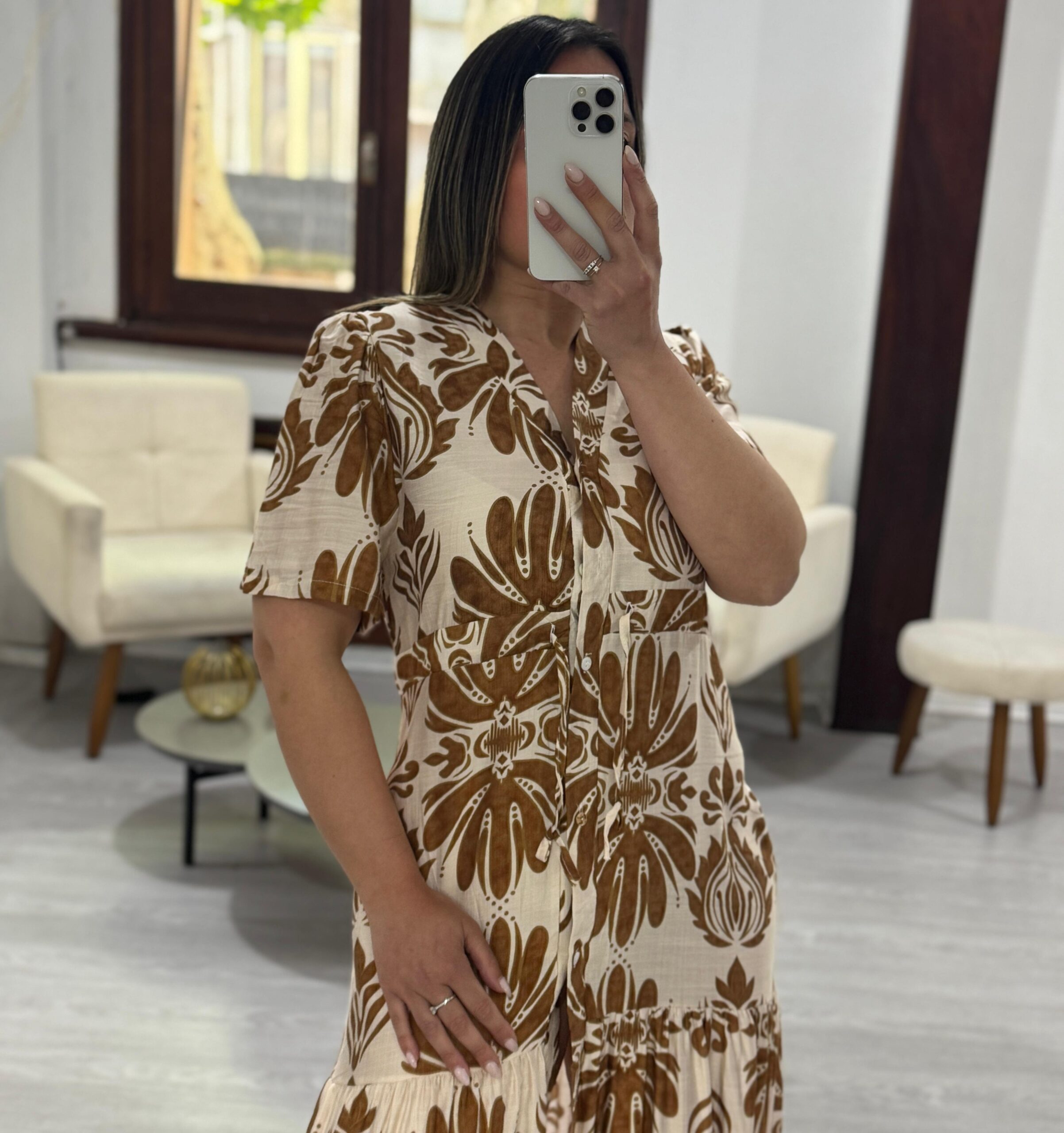 Vestido Alaska -Beige