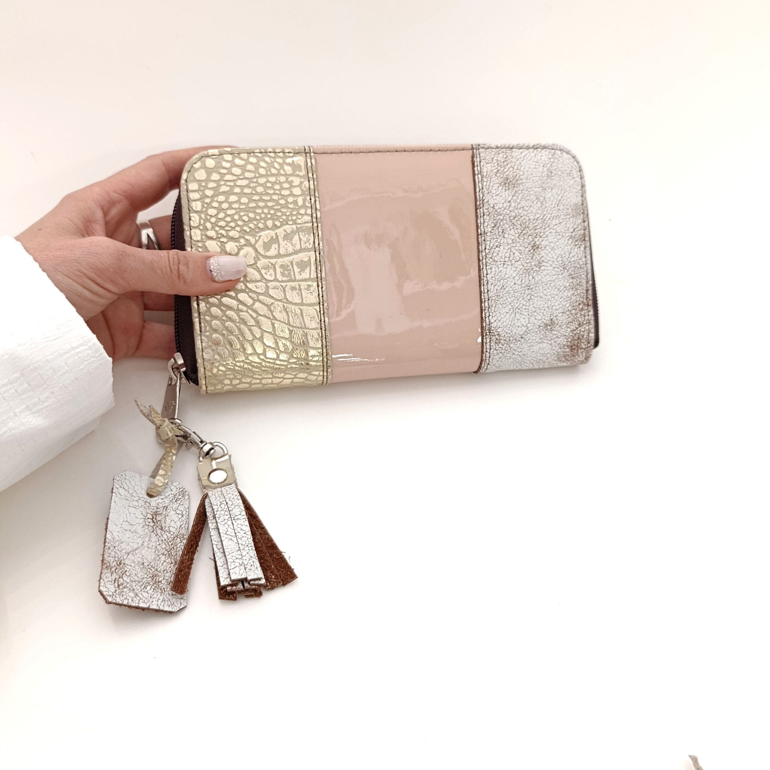 Billetera Cuero -Pink - Imagen 2