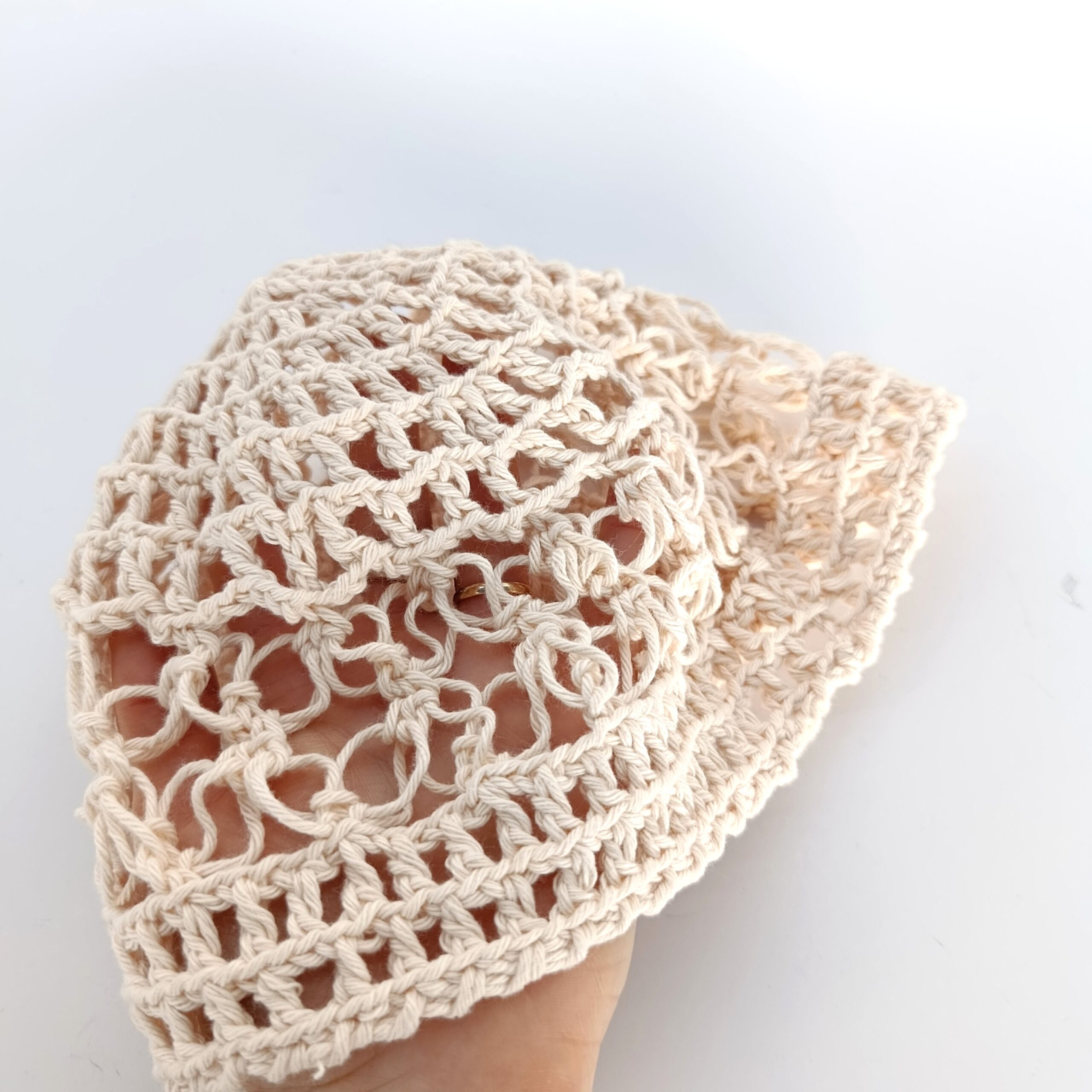 Casquete Crochet - Beige - Imagen 4