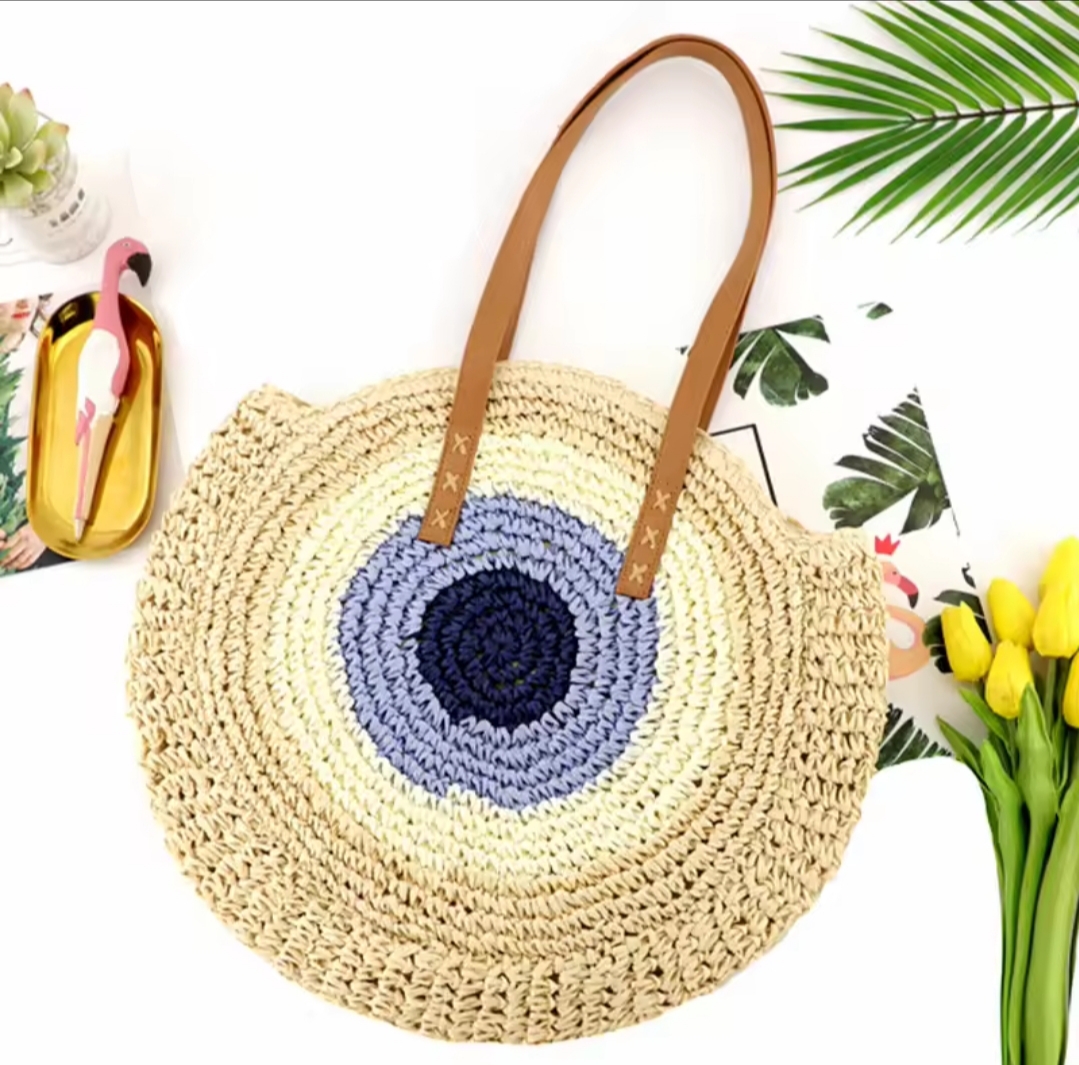 Bolso Rafia -Ojo - Imagen 2