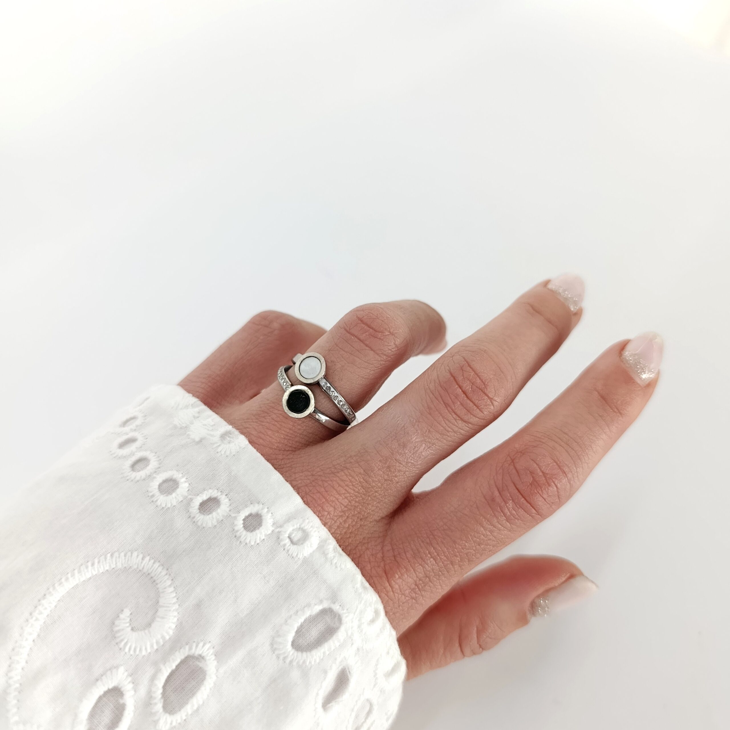 Anillo Acero Quirurgico -Doble