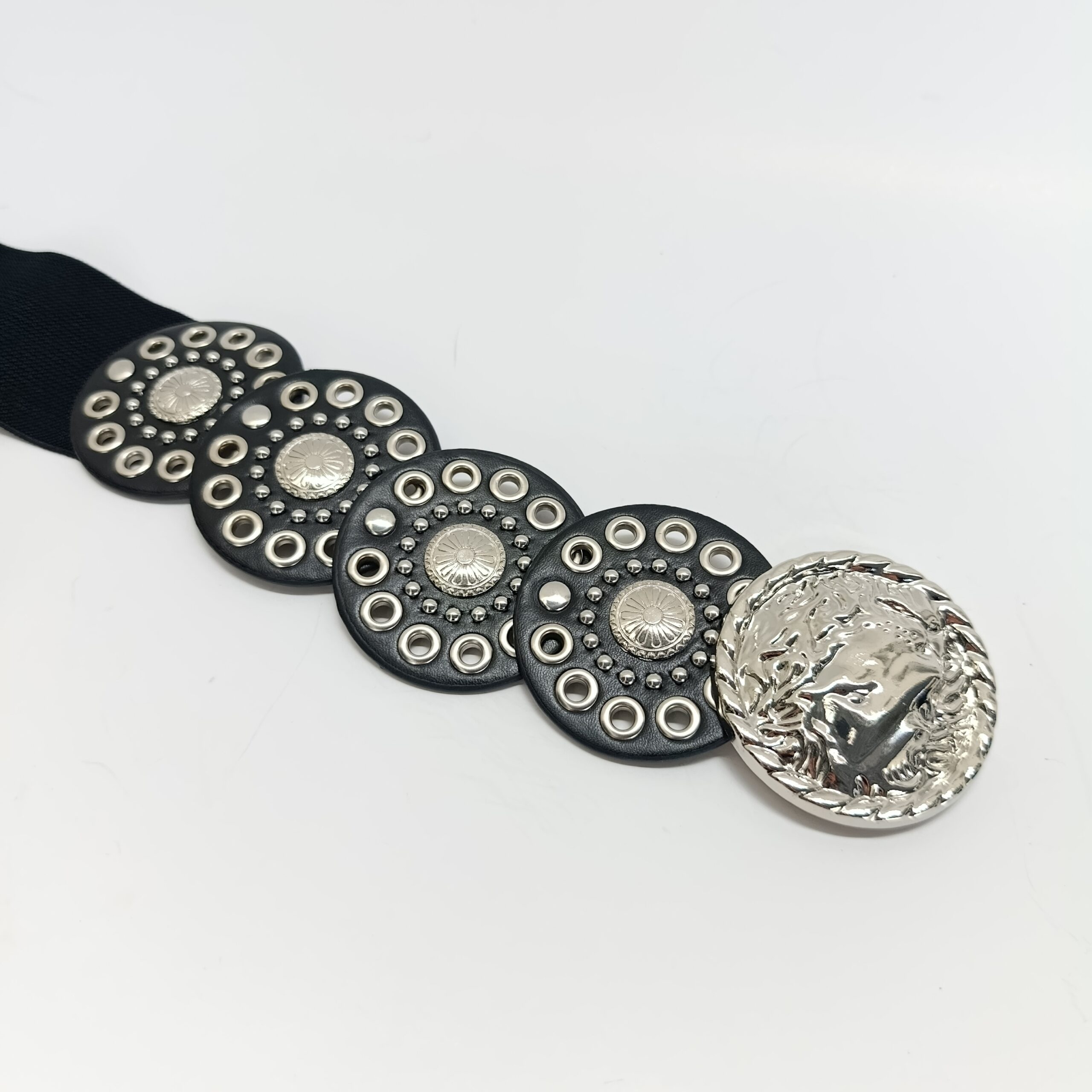 Cinto Circulos -Negro