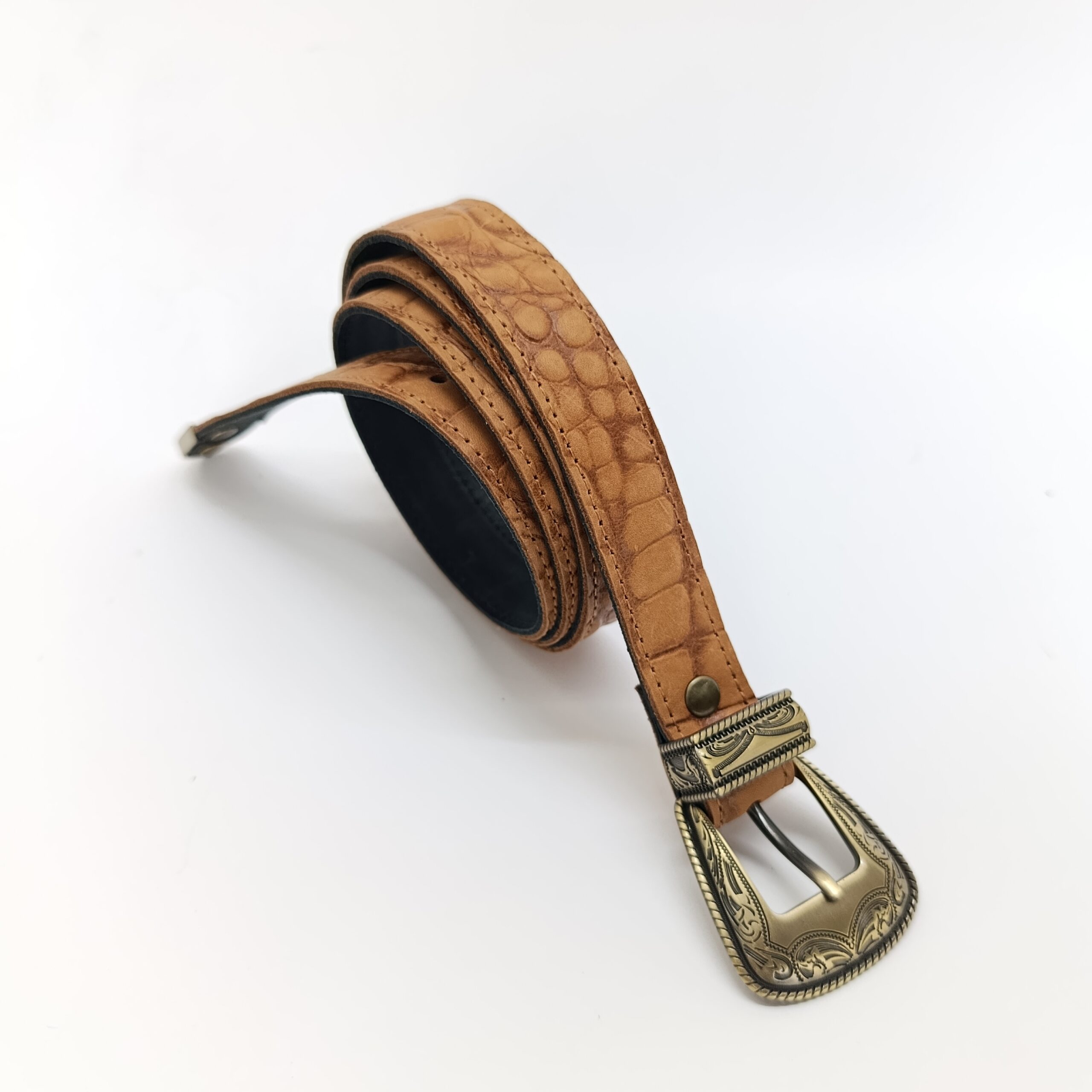 Cinto Cuero -Hebilla Tejana