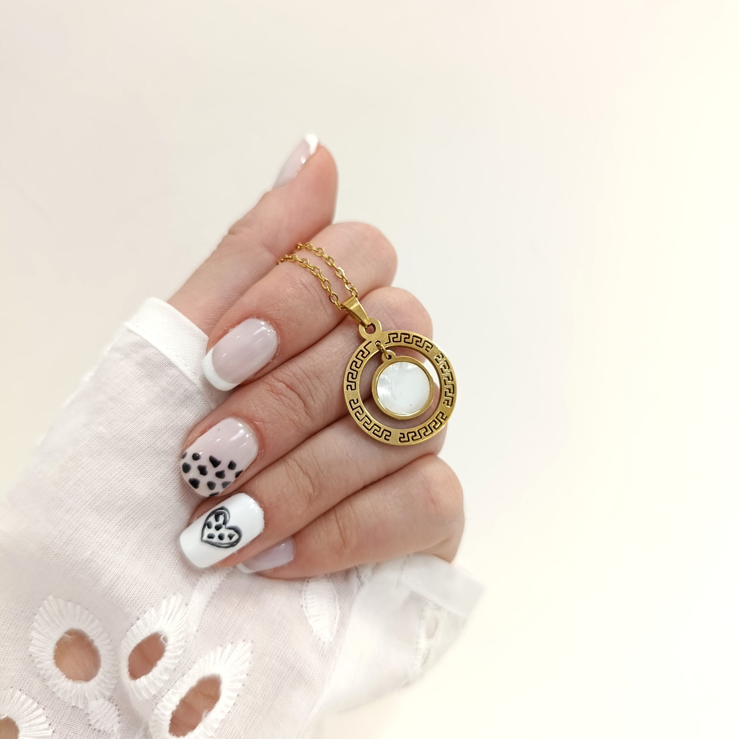 Colgante Acero Dorado -Guarda