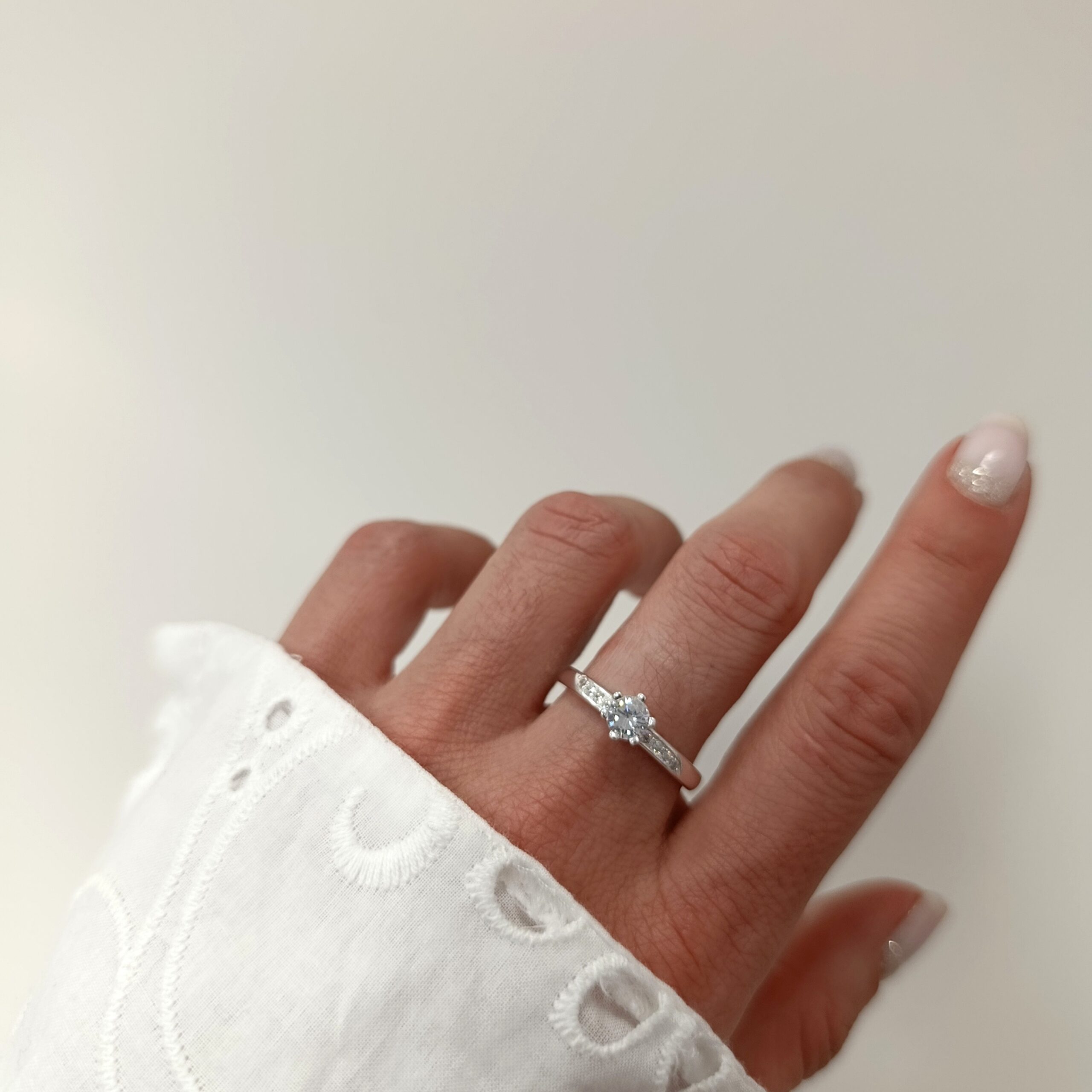 Anillo Cintillo -Plata