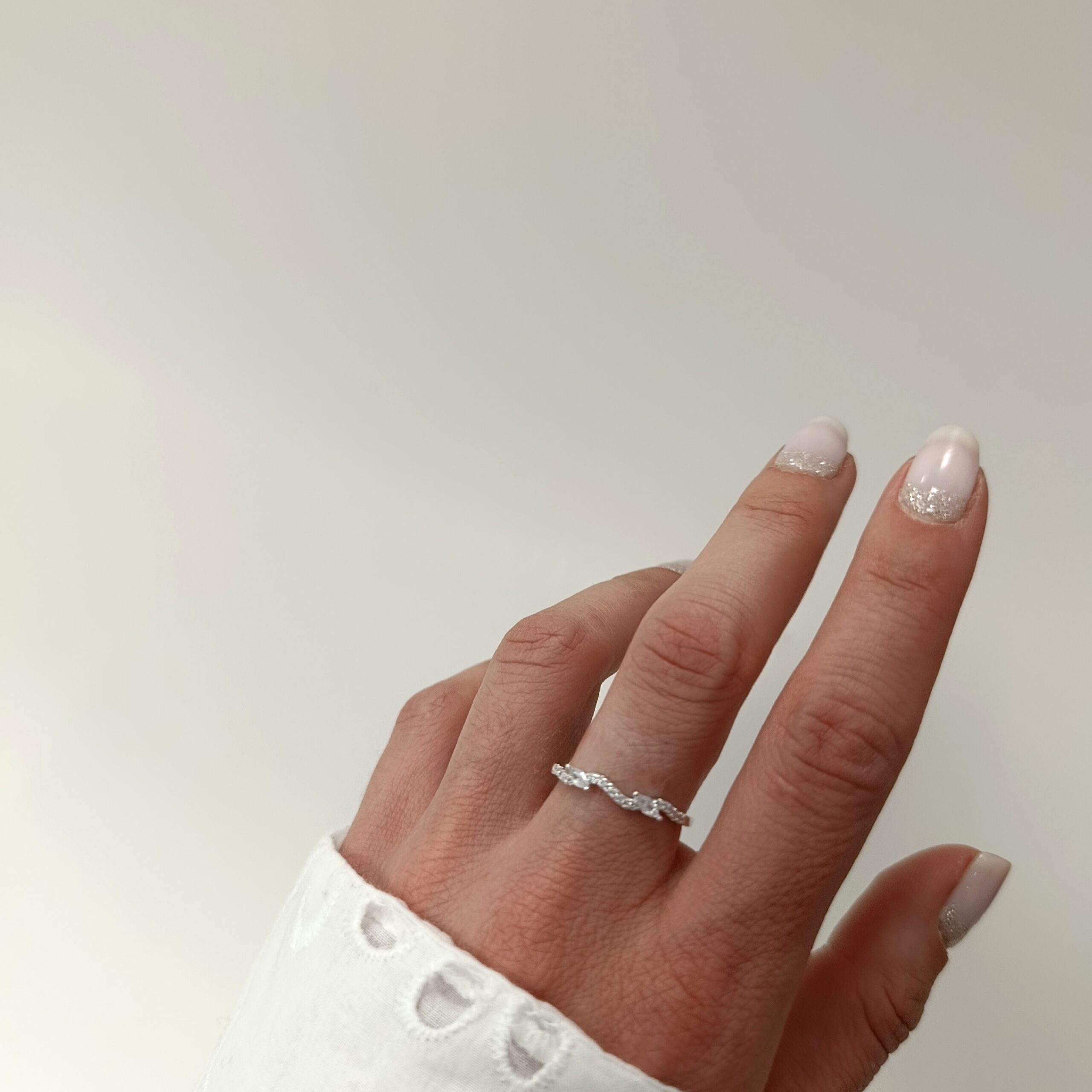 Anillo Brillos -Plata