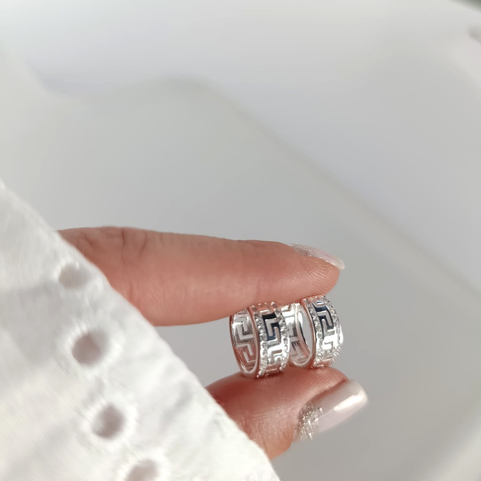 Aro Plata925 -Guarda Griega