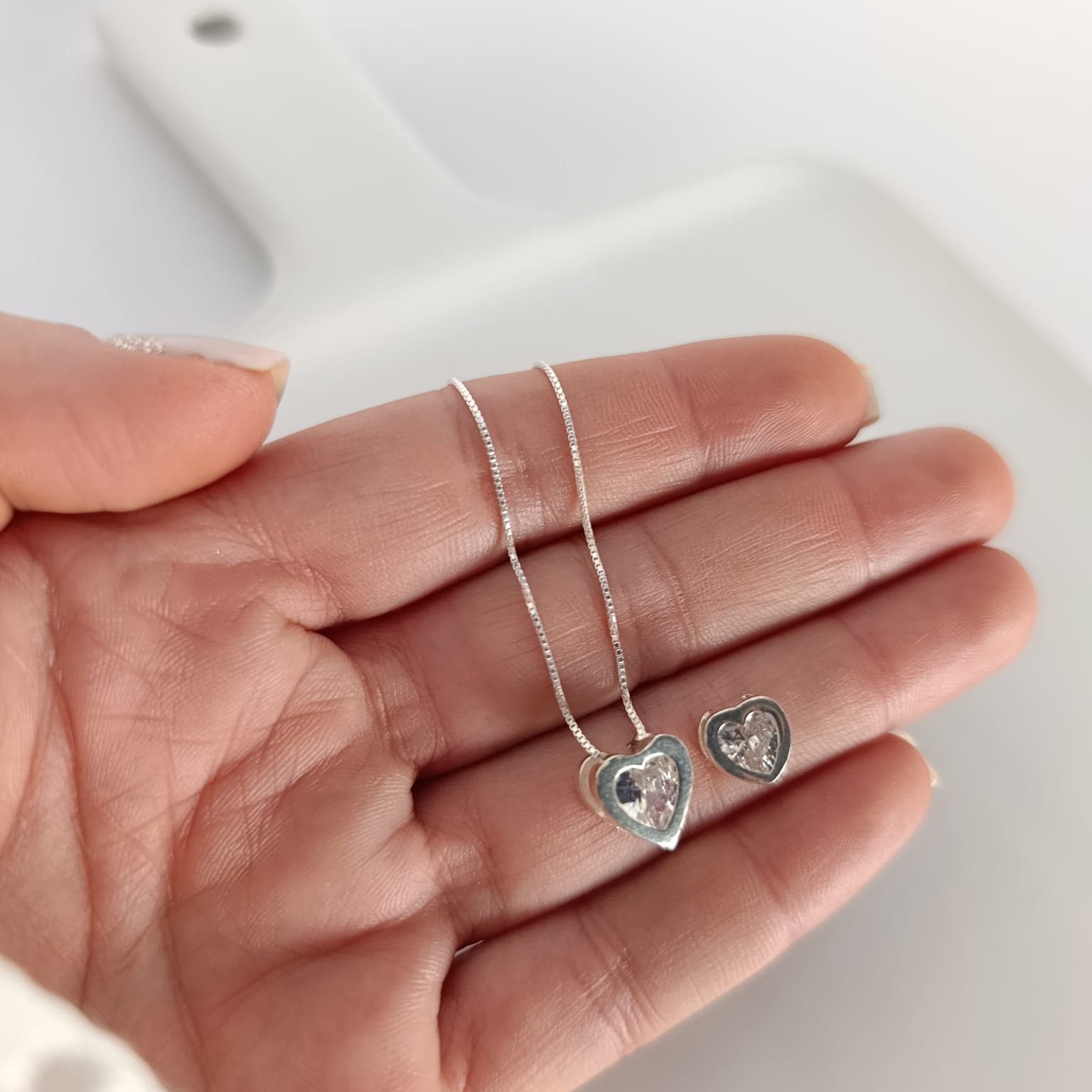 Colgante Plata925 -Punto de Luz Corazon