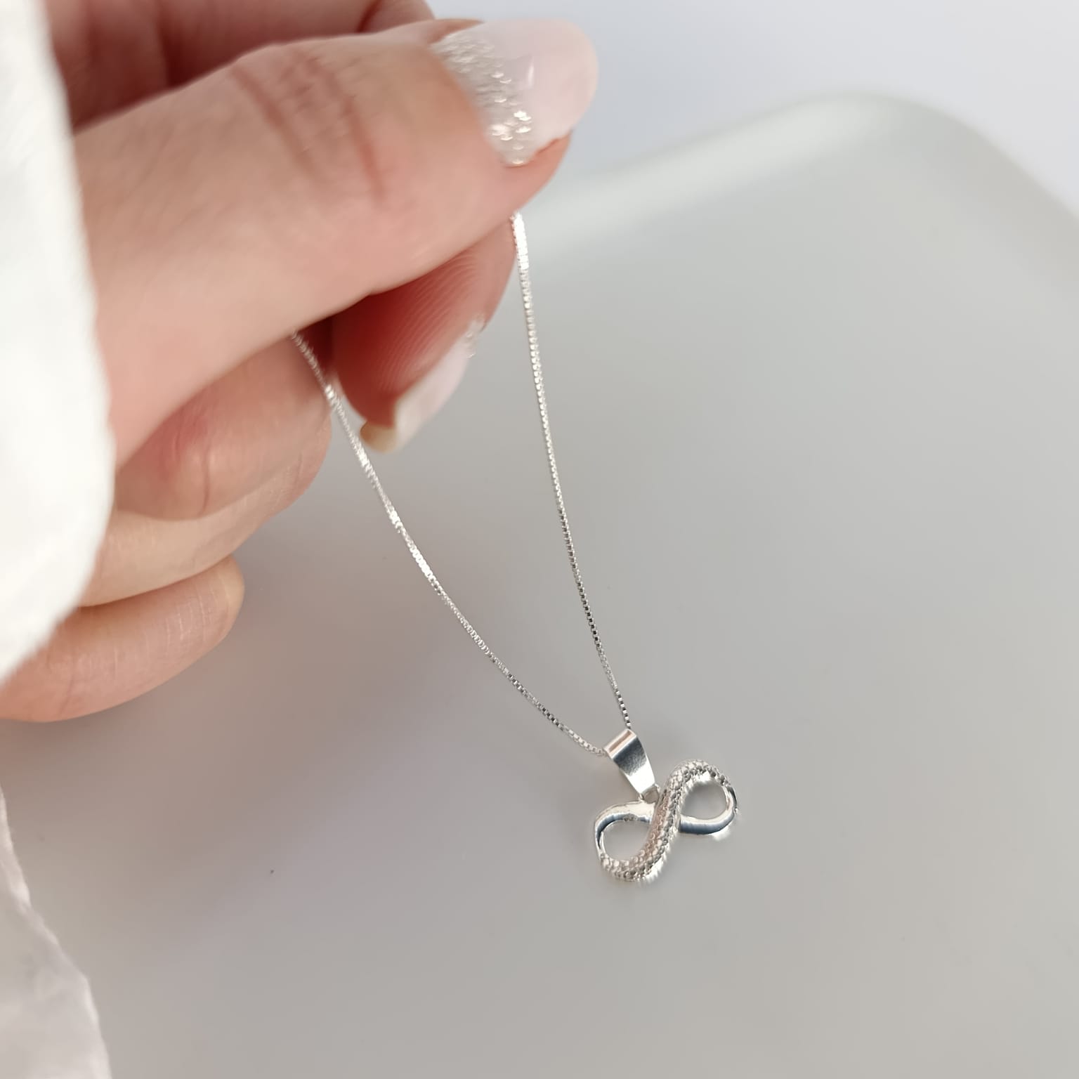 Colgante Plata925 -Infinito Labrado