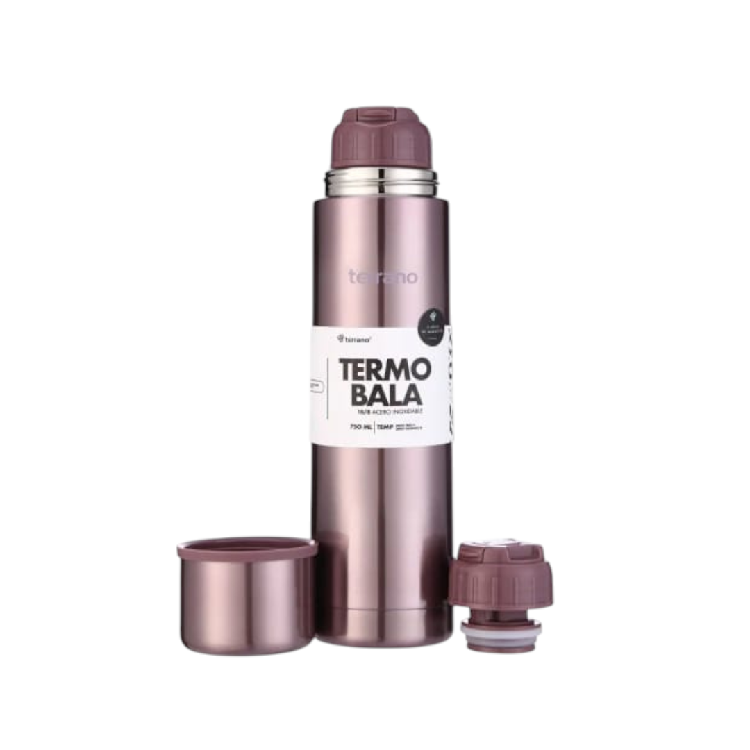 Termo Bala 750ml -Metalizado