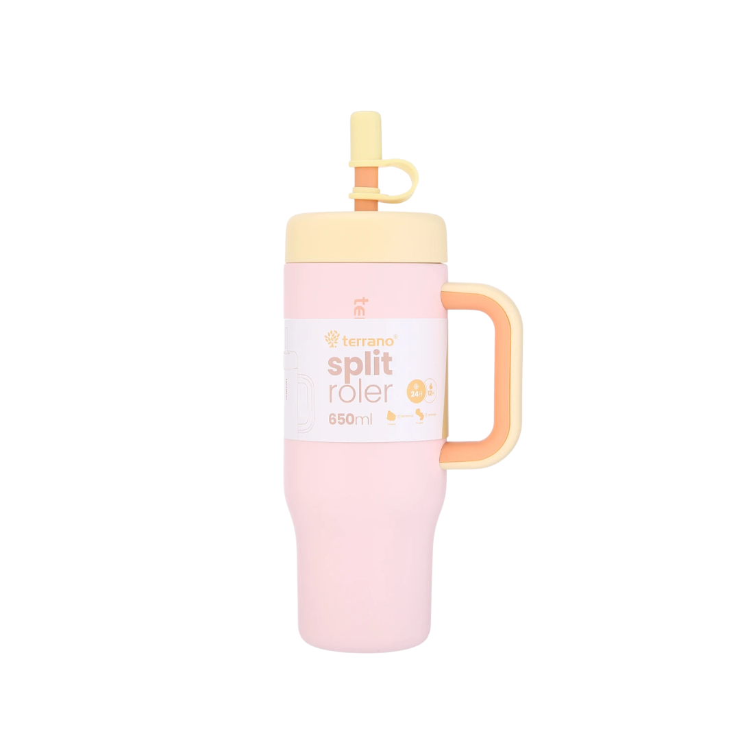 Vaso Split Roler 650ml -Rosa