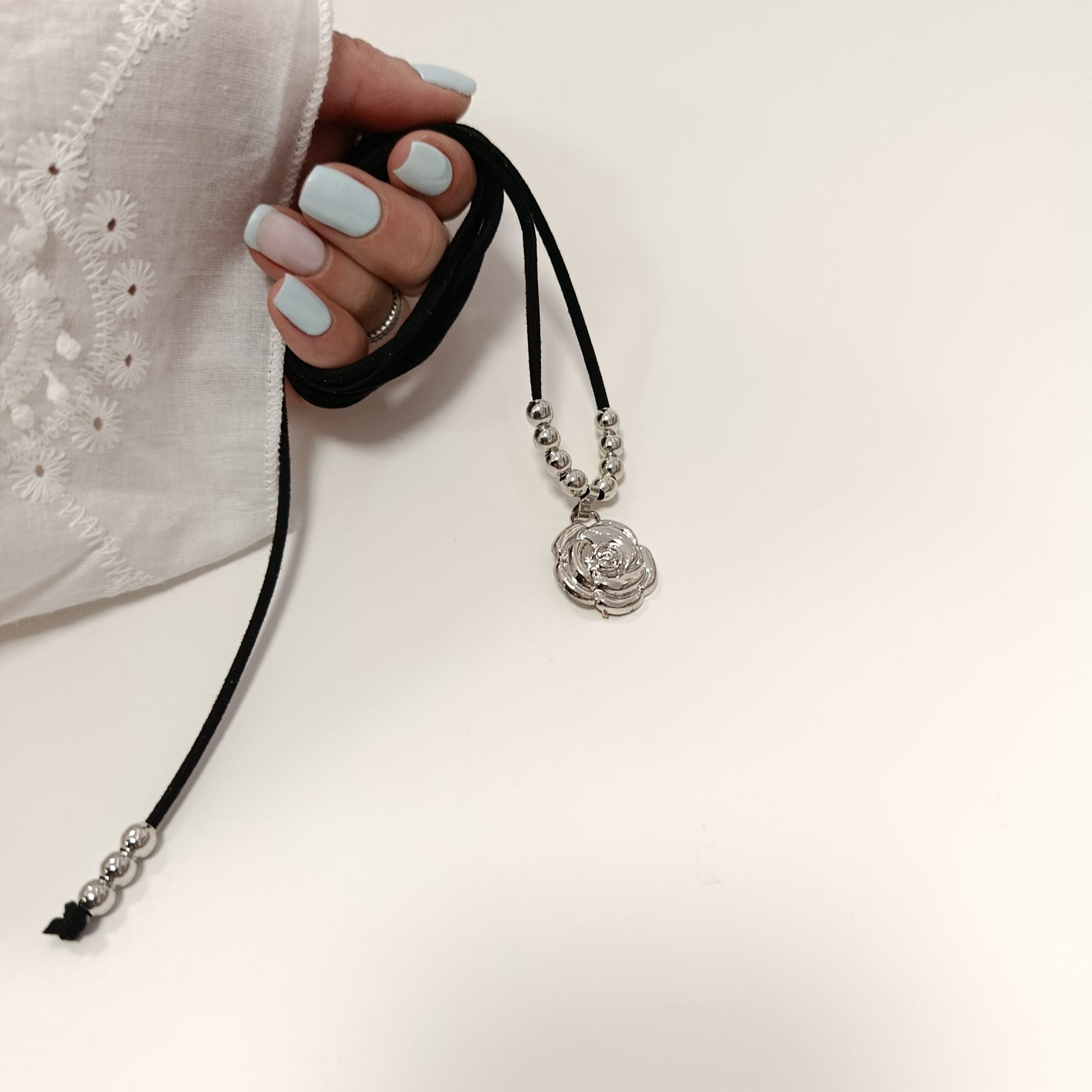 Choker Rosa -Negro - Imagen 3