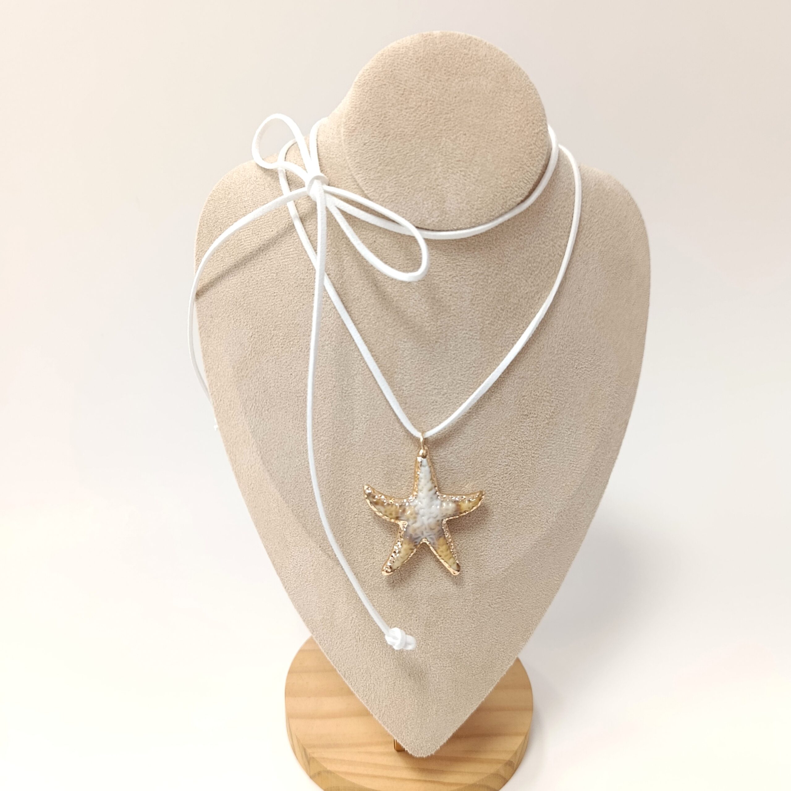 Choker Estrella de Mar -Blanco