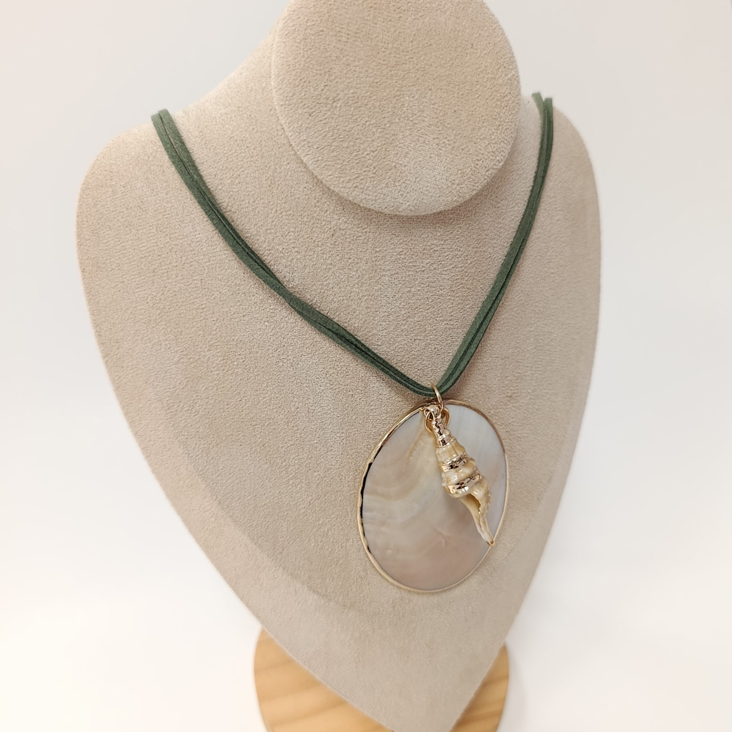 Colgante Caracol -Verde
