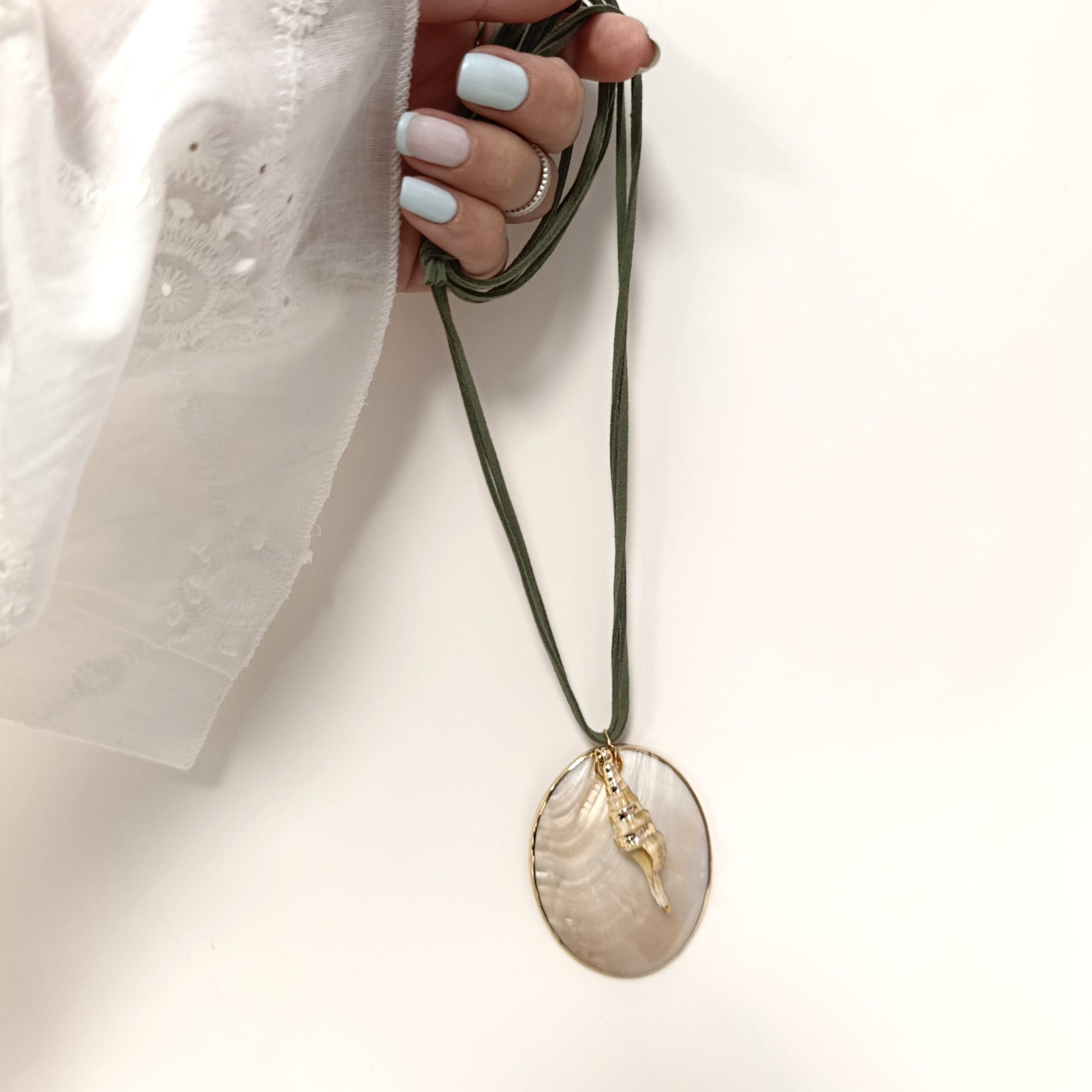 Colgante Caracol -Verde - Imagen 3