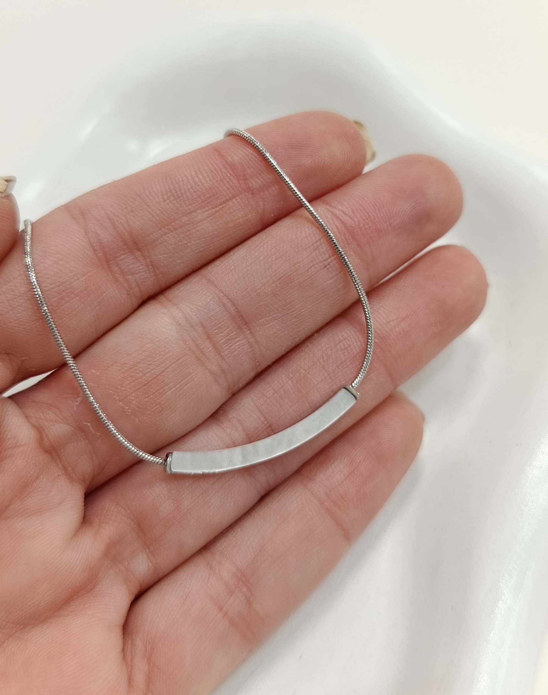 Collar Magda -Plateado