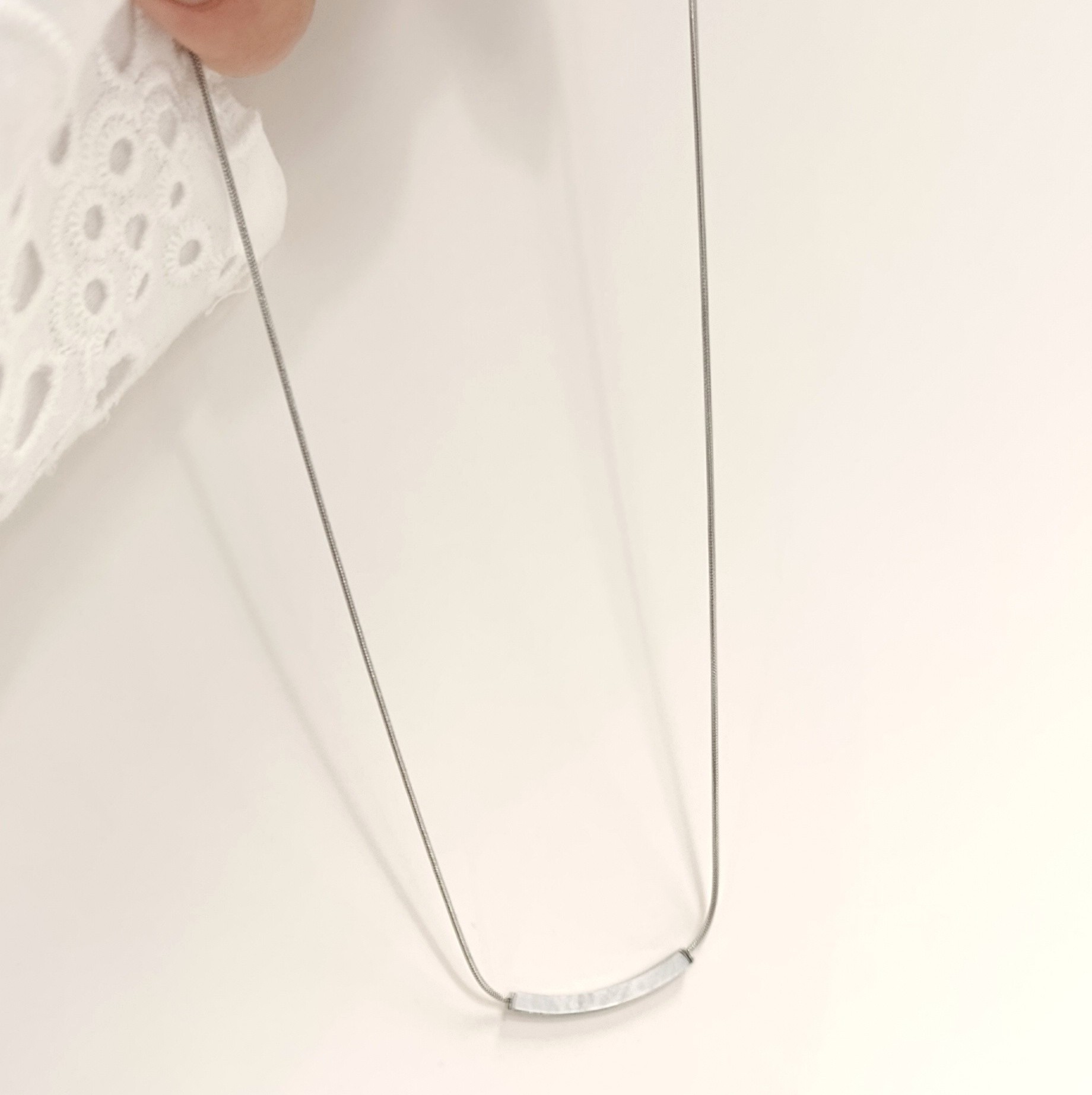 Collar Magda -Plateado - Imagen 3