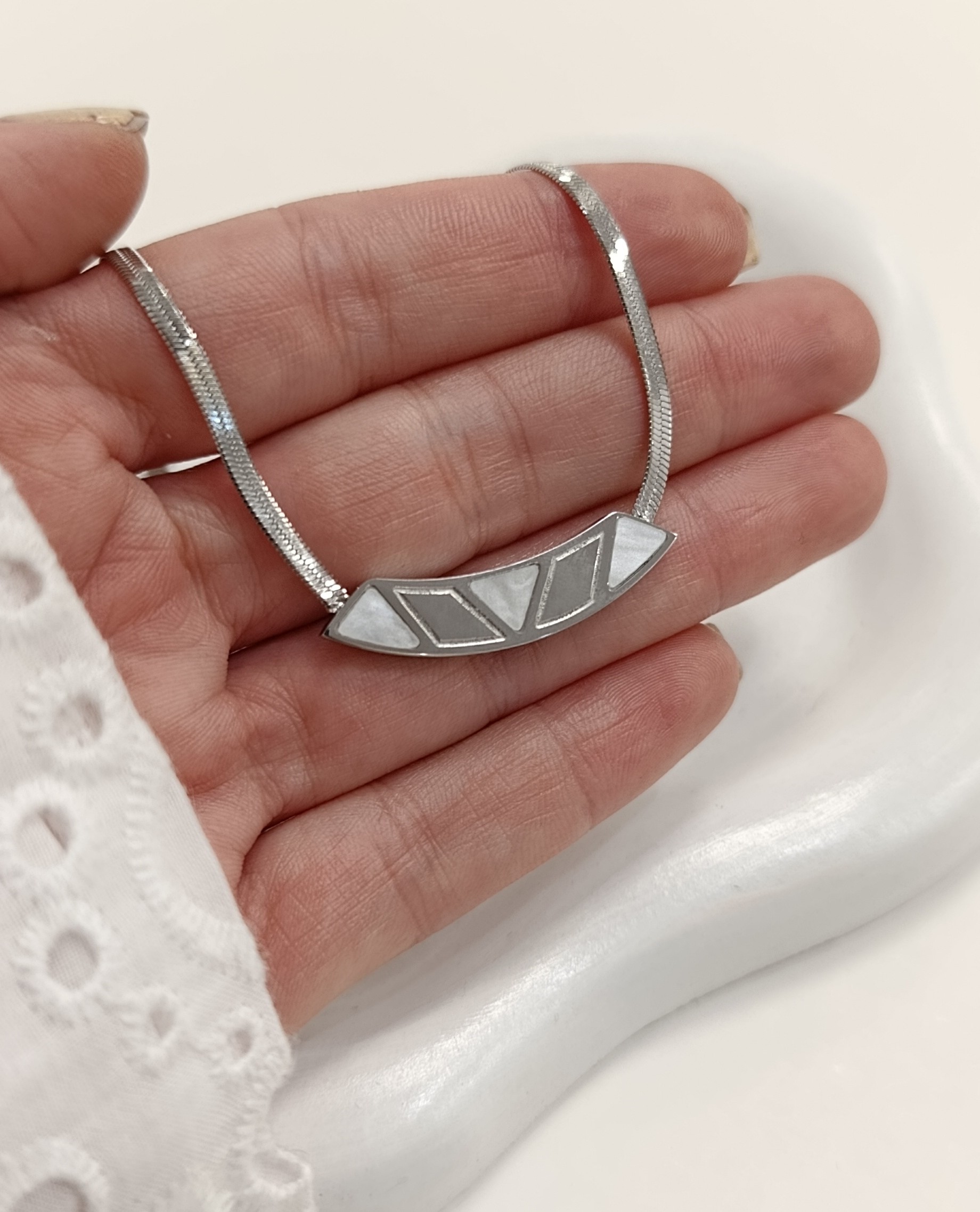 Colgante Acero Quirurgico -Rombos