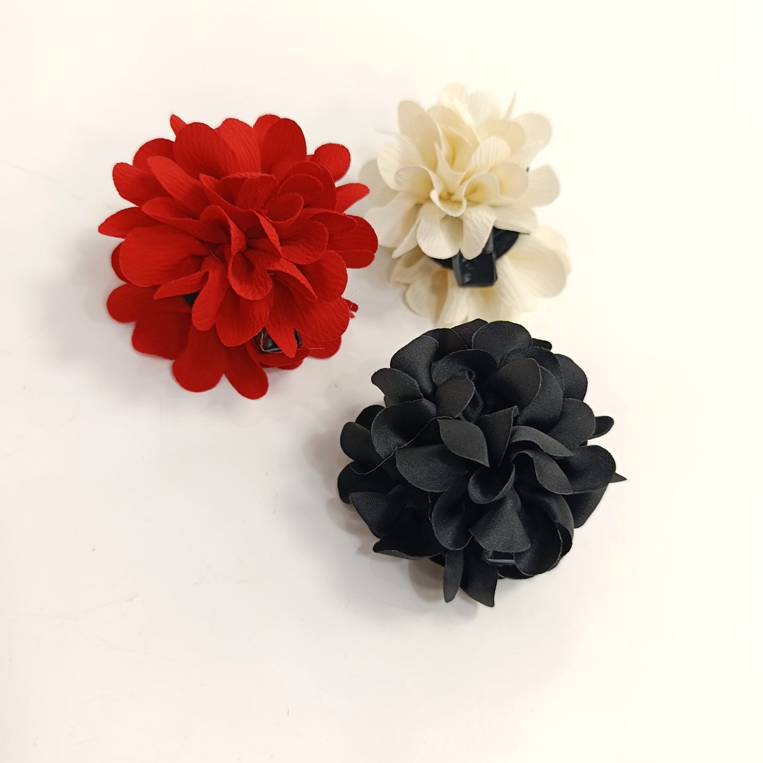 Pinza Flor Tela -Chica - Imagen 2