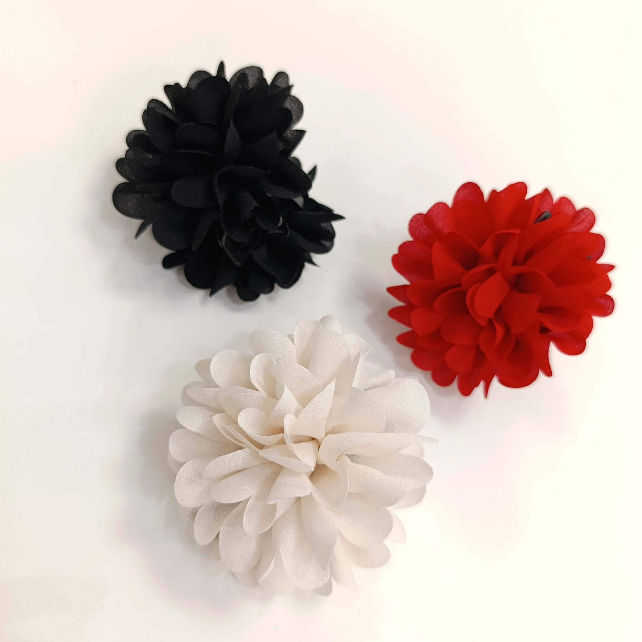 Pinza Flor Tela -Grande - Imagen 2