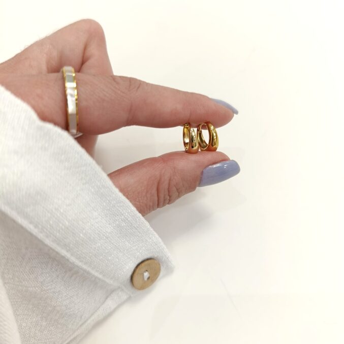 Aros Huggies -Dorado