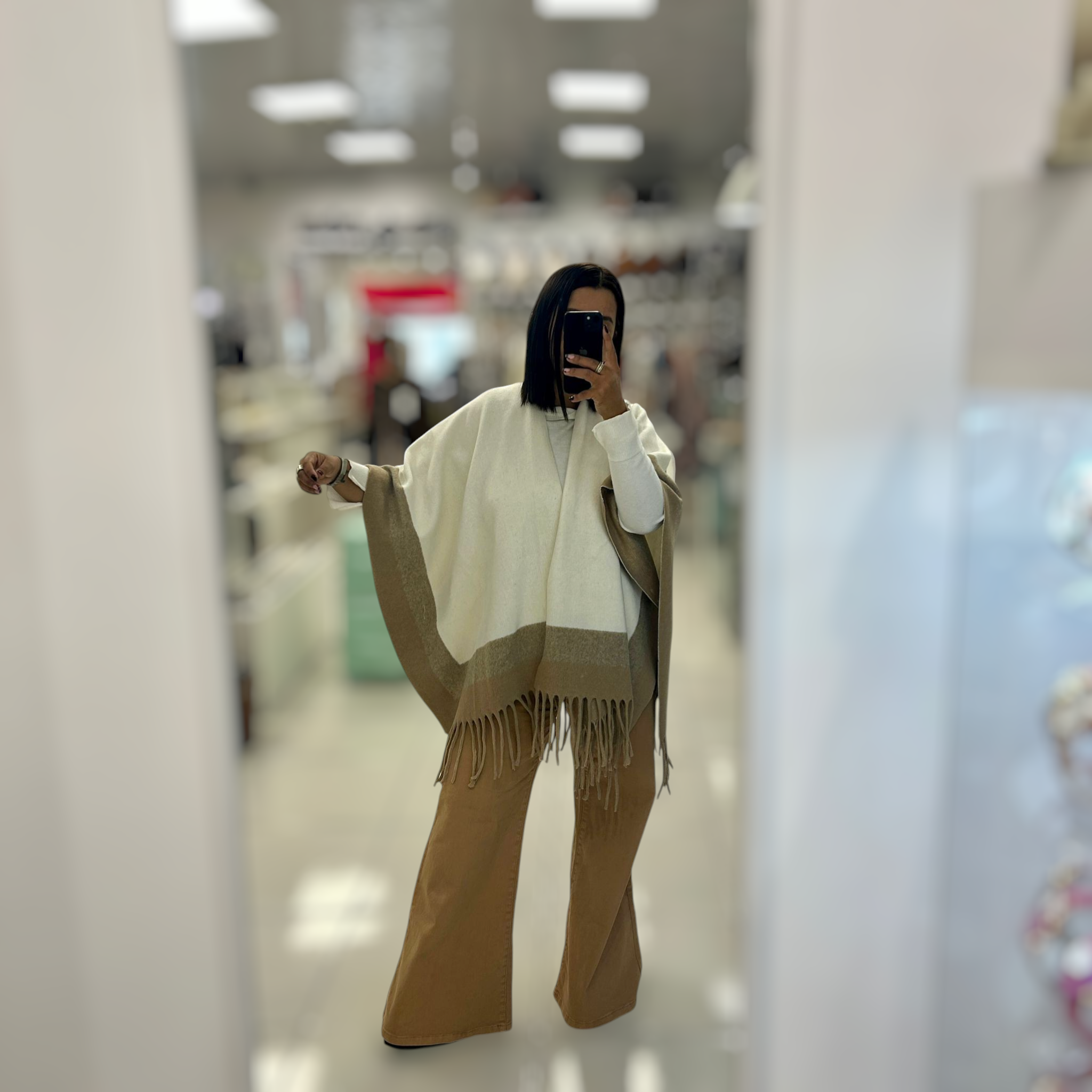 Ruana Tamara -Natural