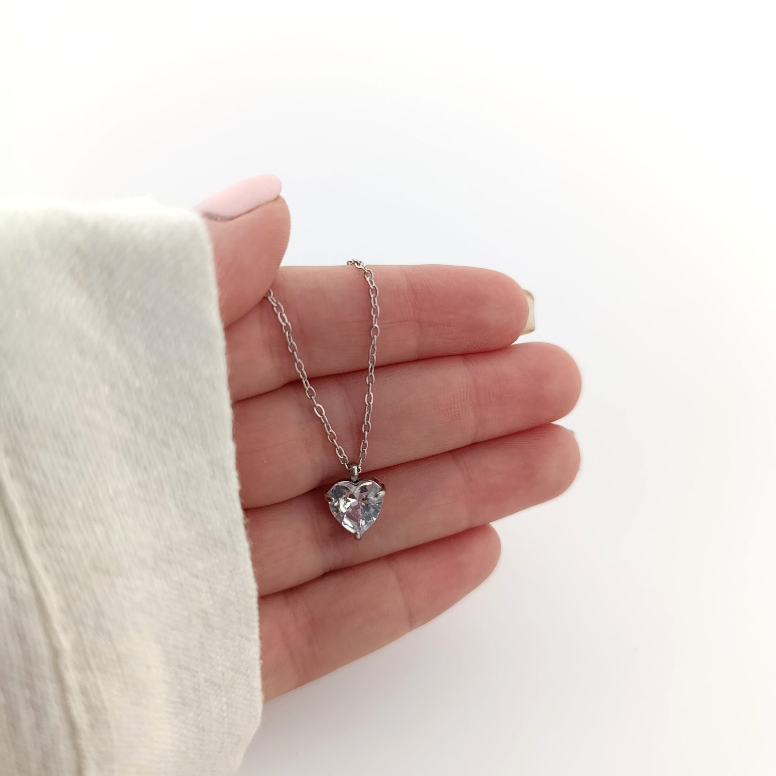 Colgante Corazon Cubic