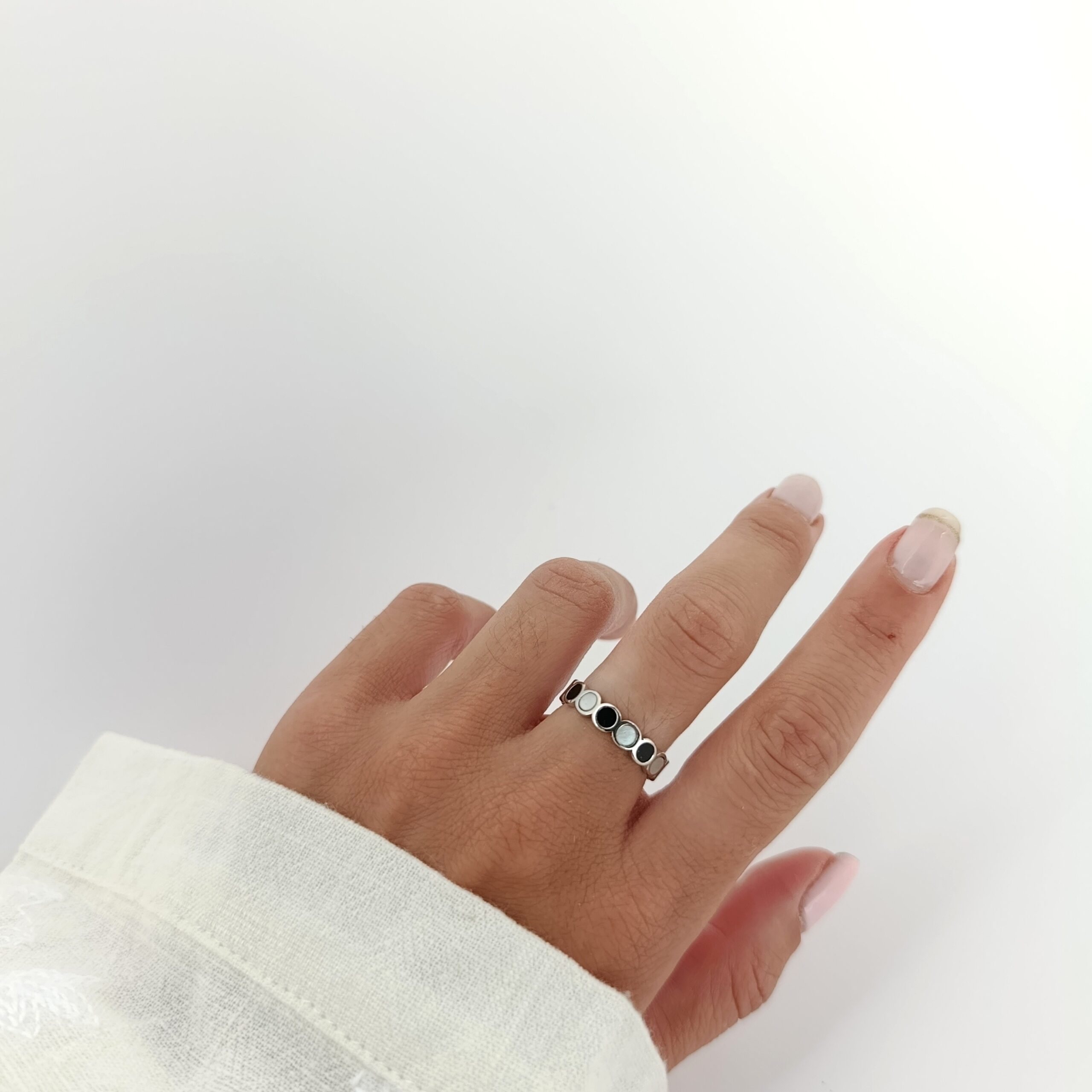 Anillo Acero Quirurgico -Mini Circulos