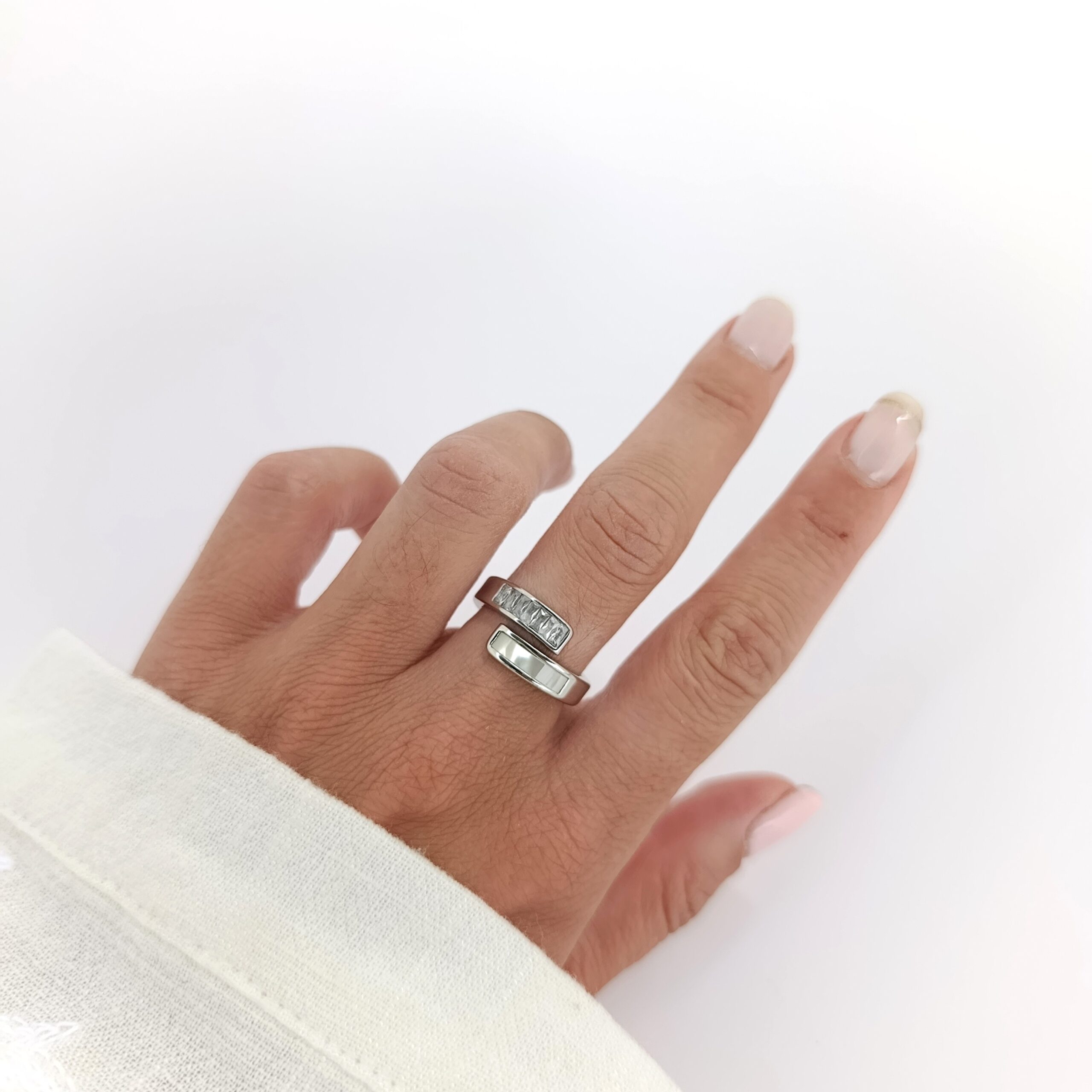 Anillo Acero Quirurgico -Combinado