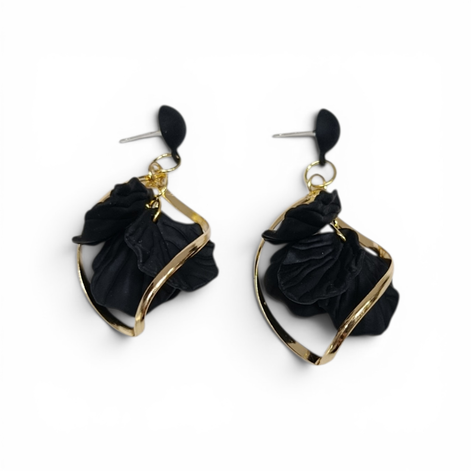 Caravana Petalos -Negro