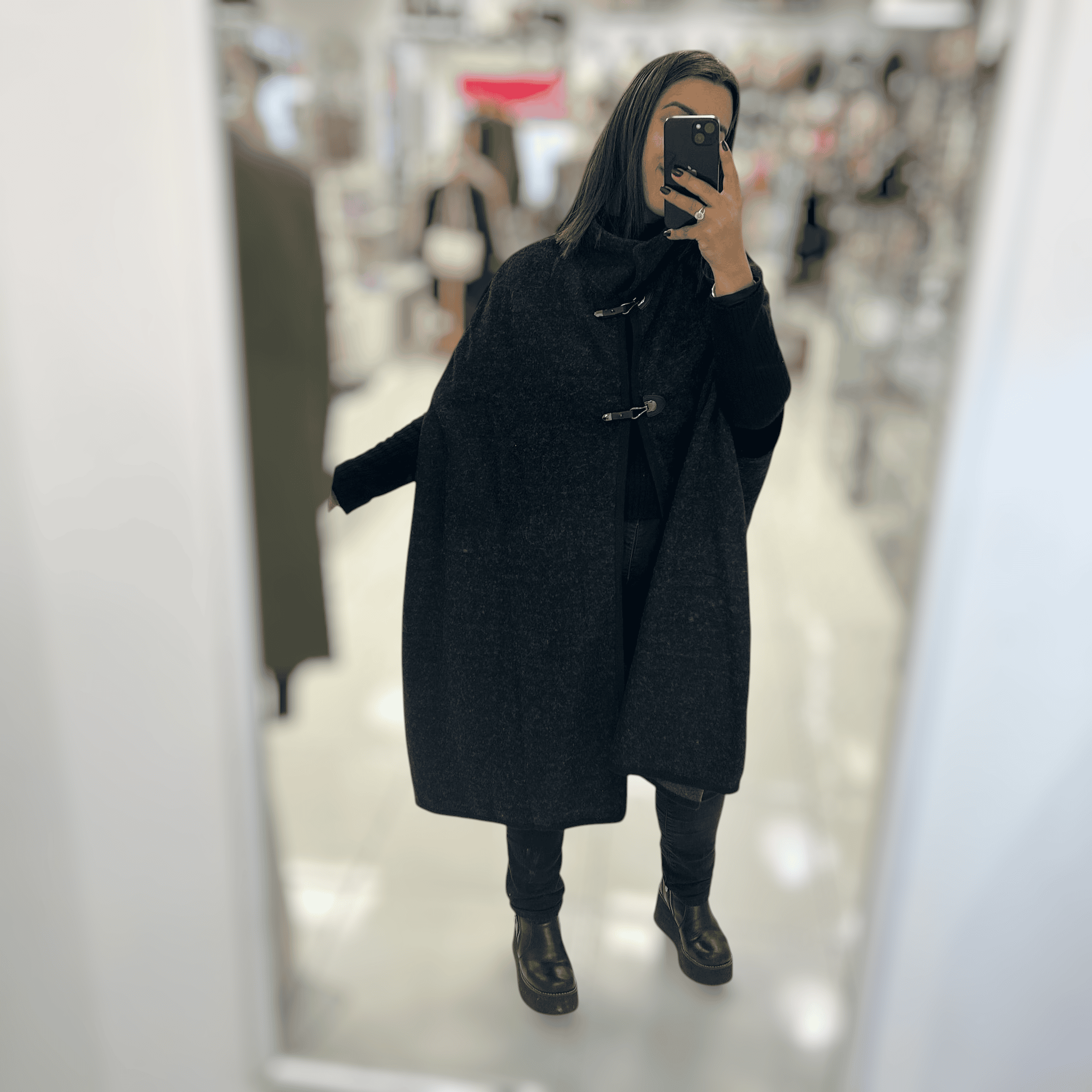 Capa Elina -Negro - Imagen 2