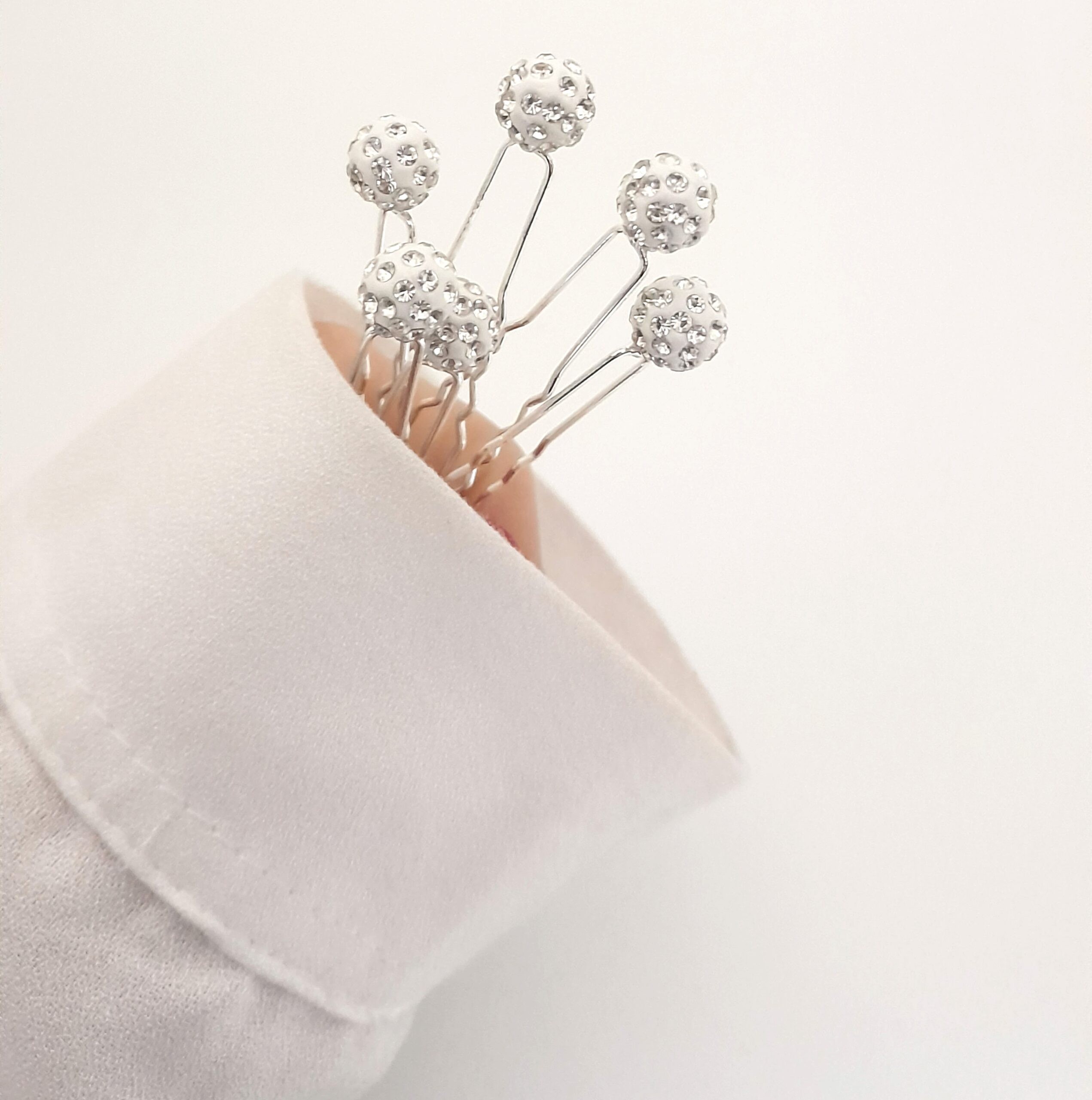 Horquilla Strass -Perla