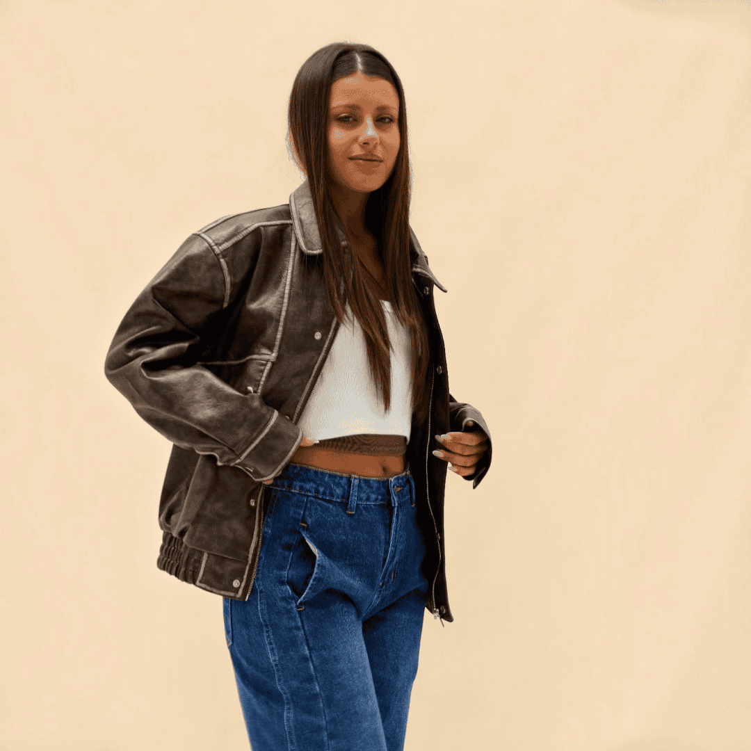 Campera Antonia -Cuerina